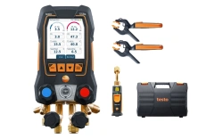 testo 558s okos vákuum szett - Okos szervizcsaptelep vezeték nélküli hőmérséklet- és vákuumérzékelőkkel