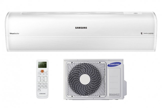 Samsung AR09JSPFAWKNEU Triangle Best Inverteres oldalfali klímaberendezés (2,6 kW)