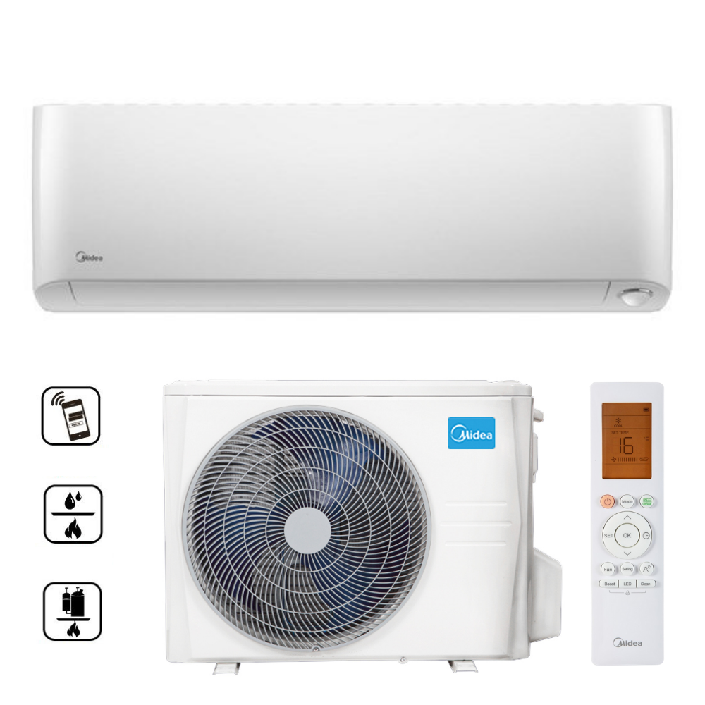 Midea Oasis Plus oldalfali split 2,6 kW, MOP3-09-SP