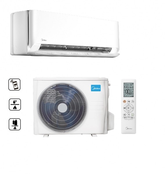 Midea Breezeless E Split 5,3KW, MCB-18-SP oldalfali klímaberendezés