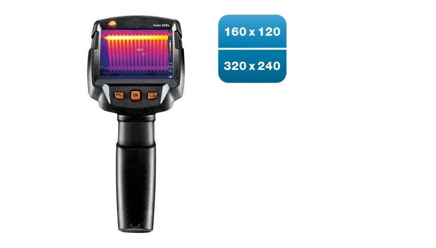 TESTO 865s - Hőkamera (160 x 120 pixel)
