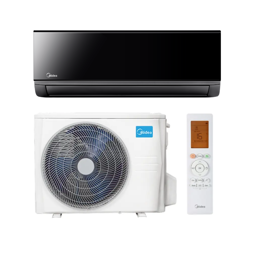 Midea MG2X-12-BL-SP Xtreme Save oldalfali split (R32, 3,5 kW,fekete)