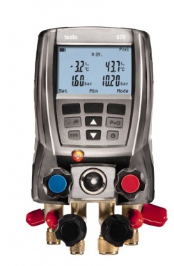 testo 570-1- digitális szervizcsaptelep